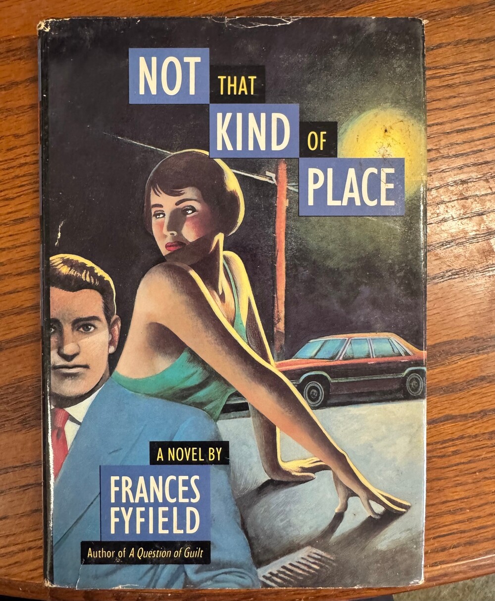 Vintage Frances Fyfield Not That Kind of Place Pocket Books 1990 Hardcover